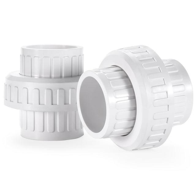 Tubería de acoplamiento PVC Union VYH 2 PVC Slip Union, paquete de 2