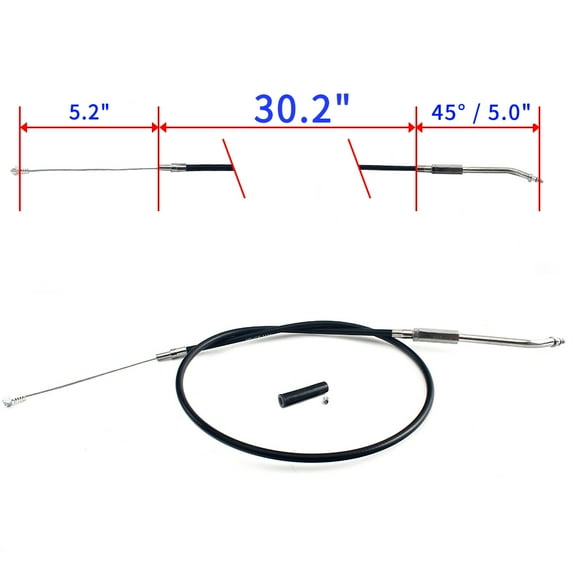 PVC Throttle Cable for Harley Sportster XLH 883 1200 Hugger Deluxe 88-95 OEM 56308‑88 56309‑88