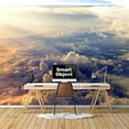 thumbnail image 2 of IDEA4WALL 4pcs Floral Peel and Stick Wallpaper Removable Wall Murals Large Wall Stickers for Home Decoration, 66"x24", 2 of 4