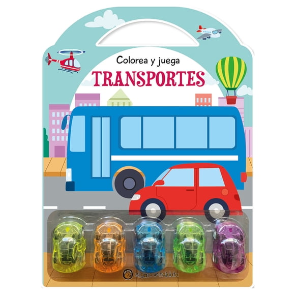 Colorea y Juega Transportes El Gato De Hojalata Libro de bolsillo 1ra edicion
