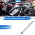 thumbnail image 2 of Ofertas Únicas Tubo de Intercambiador de Calor de Aleación de Aluminio 6063 OD 1.26" 0° Boca Bilateral Pulida Longitud 11.81" Grosor 0.07" Tono Plateado, 2 of 6