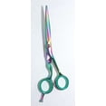 thumbnail image 5 of TreSharp Professional Razor Edge 6" Titanium Coated Serrated Shears Rainbow, 5 of 5