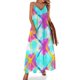 thumbnail image 1 of Vestido sin mangas con efecto tie dye bohemio colorido, vestidos de fiesta para mujer, mono de verano para mujer, vestido sexy para mujer, 1 of 7