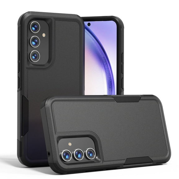 TASHHAR Samsung Galaxy A54 5G Case Military Grade Double Layer Drop Resistant Durable for Galaxy A54 5G Phone - Black