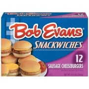 Bob Evans: Sausage Cheeseburgers 12 Ct Snackwiches, 19.2 oz
