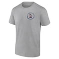 thumbnail image 2 of Men's  Heather Gray Los Angeles Dodgers LA Stripes T-Shirt, 2 of 3
