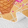 thumbnail image 5 of Manfei Cute Baseball Twin Quilt Set, Sport Twin Coverlet Set, Hot Pink Blue Tan, Pink Reversible 2pcs, 1 Bedspread and 1 Pillowcase, 5 of 7