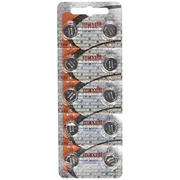 Maxell LR1130 Alkaline 1.5V Coin Cell Battery (10 Batteries)