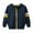 K-Blue, variant on Ulitacool Coats For Boys Long Sleeve Boys Girls Hooded Jacket Kids Lightweight Zipper Pullover Windbreaker Outerwear Spring Autumn Coat Classic Playsuit Blue 2-3 Years