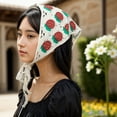 thumbnail image 3 of Unique Bargains 2pcs Crochet Bandanas, Crochet Head Scarf, Crochet Headbands Hairbands Hair Scarf for Women Girls Pink,White, 3 of 7