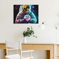 thumbnail image 5 of Fenyluxe Space Exploration Canvas Wall Art Print for Home Decor, Ready To Hang - Ideal Gift for Various Occasions 16x12in, 5 of 6