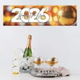 thumbnail image 4 of Koyal Wholesale 47x13 Happy New Year Banner 70s Disco Ball Theme New Years Eve Décor, 4 of 4