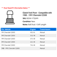 thumbnail image 2 of Clutch Fork Pivot - Compatible with 1988 - 1991 Chevy C2500 1989 1990, 2 of 2