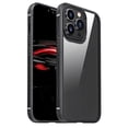 thumbnail image 1 of Funda protectora de TPU de fibra de carbono + PC transparente con cuatro esquinas y airbag a prueba de golpes para iPhone 13 serie MG, 1 of 5