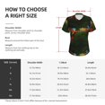 thumbnail image 4 of Yiaed Hybrid Parrot in the Forest Print Women's T Shirt V-Neck Short Sleeve Shirt Casual Breathable Tee Summer Tops-X-Large, 4 of 5