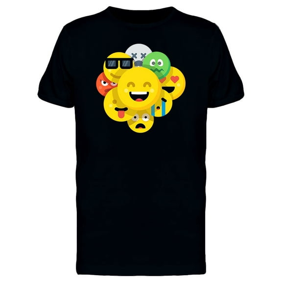 Set Of Emotion Emojis Tee Men's -Image by Shutterstock