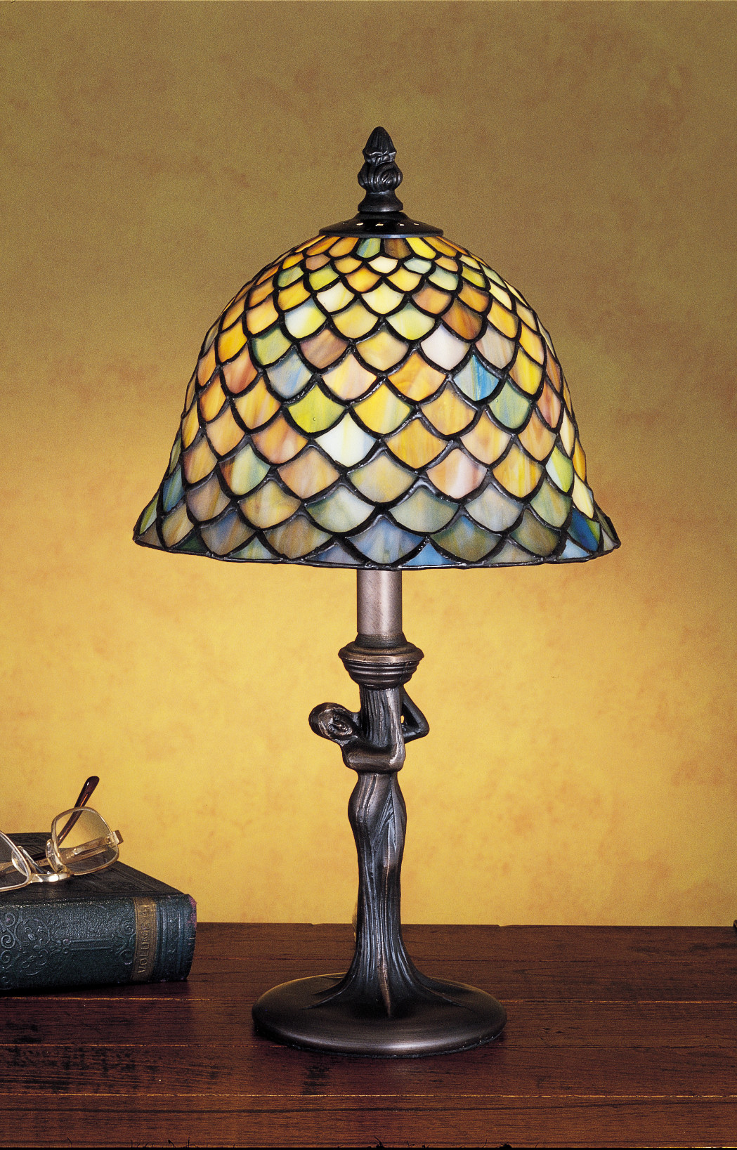 Meyda Tiffany 30315 Stained Glass / Tiffany Accent Table Lamp From The