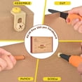 thumbnail image 2 of Kit de herramientas de construcción ZLemma Cardboard 163 piezas para niños, 2 of 7