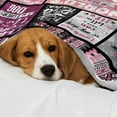 thumbnail image 3 of Dog Mom Blanket Gifts for Women 60\u201dX50\u201d, Dog Lover Gifts Throw Blanket, Dog Gifts for Dog Lovers, Dog Owner Gifts for Dog Mom Fleece Blankets (Dog Mom Blanket), 3 of 6