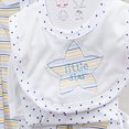 thumbnail image 6 of Zuwimk Newborn Boy Girl Clothes Sets Cotton Long Sleeve Romper Jumpsuits Unisex Outfits With Baby Mittens Hats Gloves 8Piece(A109-Sky Blue), 6 of 6