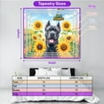 thumbnail image 5 of Cane Corso Hello Summer Sunshine Sunflowers Spring Retro Vintage Tapestry Italian Mastiff Dog Lover Gifts Idea Wall Hanging Backdrop Home Decor - 00008, 5 of 5