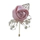 thumbnail image 1 of Bearachild Broche elegante y elegante de tela, Pin, declaración de moda con pieza exquisita, ramillete minimalista moderno Kits de decoración para fiestas oro, 1 of 6