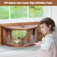 thumbnail image 3 of Urban Deco Window Bird Feeder Inside House with 180° Clear View, Durable Wood and Safe Birder Feeder, Brown, 3 of 7