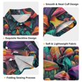 thumbnail image 3 of Dailycode Small Short Sleeve Button Down Shirts Mushroom and Leaves Casual Shirt 3-10 Years, 3 of 9