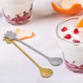 thumbnail image 2 of SHISUYAN 10Pcs Cartoon Spoons Stainless Steel Coffee Scoops Golden Silver, 2 of 8