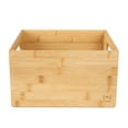 thumbnail image 5 of The Home Edit Small Bamboo Bin Storage Organizer, 9.5" x 10.5" x 6", 5 of 8