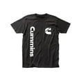 thumbnail image 3 of Cummins Logo Black And White Premium 100% Cotton Print T-Shirtmens Graphic Tees, 3 of 9