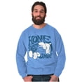 thumbnail image 5 of Retro Groovy Home Sweet Smurf Cartoon Sweatshirt for Men or Women Brisco Brands L, 5 of 6