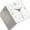 White Lightless model plus, variant on Acrylic Square Double Sided Digital Wall Clock for Practical Time Management