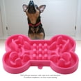 thumbnail image 2 of Tazón de alimentación lenta antideslizante Spptty para perro gato cachorro gatito ecológico azul Rojo, 2 of 8