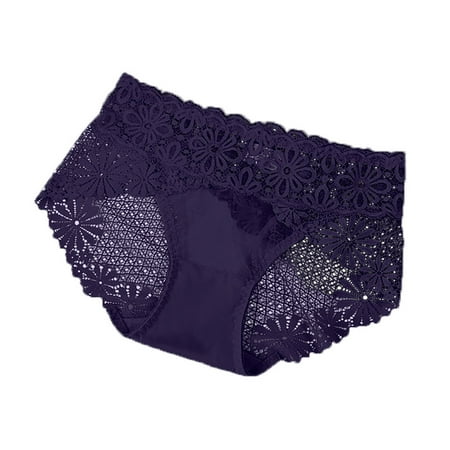 

Frehsky underwear women Women s Lingerie Lace Open Thong Panties G-Pants Lingerie Pajamas Purple