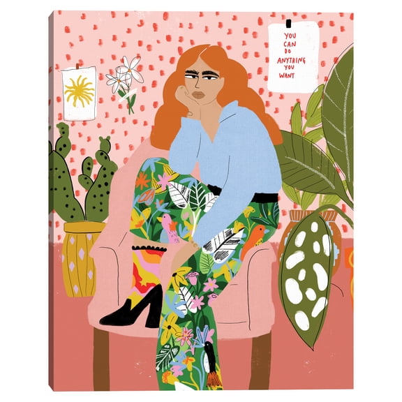 Masterpiece Art Gallery You Can Do Anything You Want by Alja Horvat Canvas Art Print