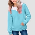 thumbnail image 5 of Godom Girls Sweatshirts Long Sleeve with Pocket Girl Hoodies Casual Fashion Fall Winter Clothes, 5 of 7