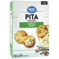 thumbnail image 1 of Great Value Garlic & Chive Pita Crackers, 1 of 5