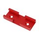 thumbnail image 3 of Woodworking T Shape Track Double Cut Perfil Track Servir accesorios de carpintería de carpintería Ranura de intersección para accesorios de bricolaje rojo, 3 of 8