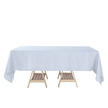 

BalsaCircle 72 x 120 Polyester RECTANGULAR Tablecloth Table Linens Silver
