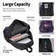 thumbnail image 4 of Disketp Lilac Mochila Estampada de Gran Capacidad con Lonchera y Estuche, Set de 3 Piezas para Estudiantes, 4 of 7