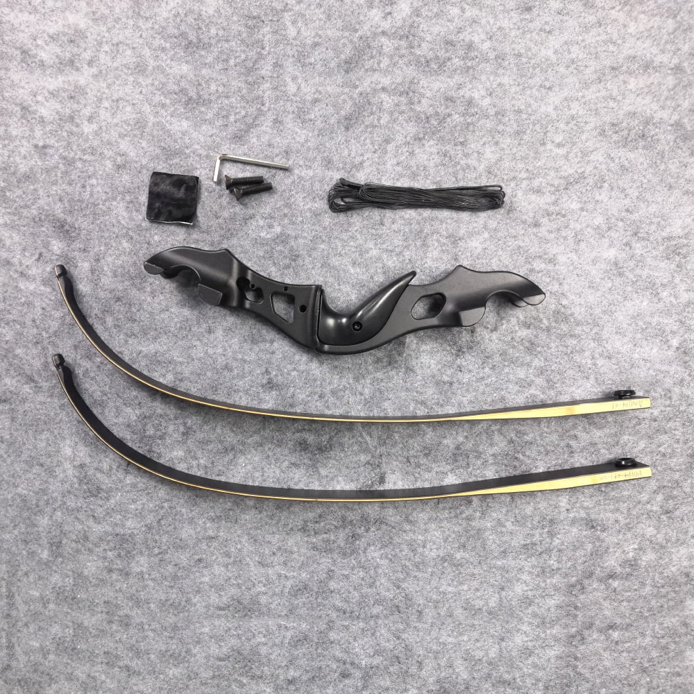 AMEYXGS Archery 60" Hunting Recurve Bow 20-55lbs Takedown Aluminum Riser Archery Outdoor