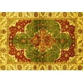 thumbnail image 1 of Ahgly Company Indoor Rectangle Abstract Yellow Modern Area Rugs, 5' x 8', 1 of 4