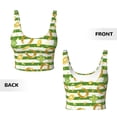 thumbnail image 6 of Uemuo Watercolor St Patrick Day Pattern Women's Sports Bra - High Impact Support, Breathable, and Comfortable Athletic Bra for Running, Yoga, and Workouts, 6 of 9