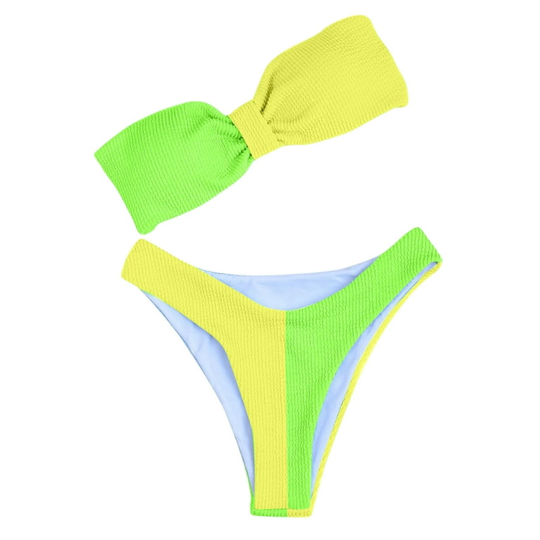 Women's Tankini Swimsuits Swimsuit Flat-chested Bikini Push-Up Set