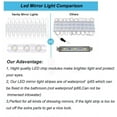 thumbnail image 4 of Luz de espejo de vanidad LED de 10 pies Ormromra WRMH-214, 4 of 4