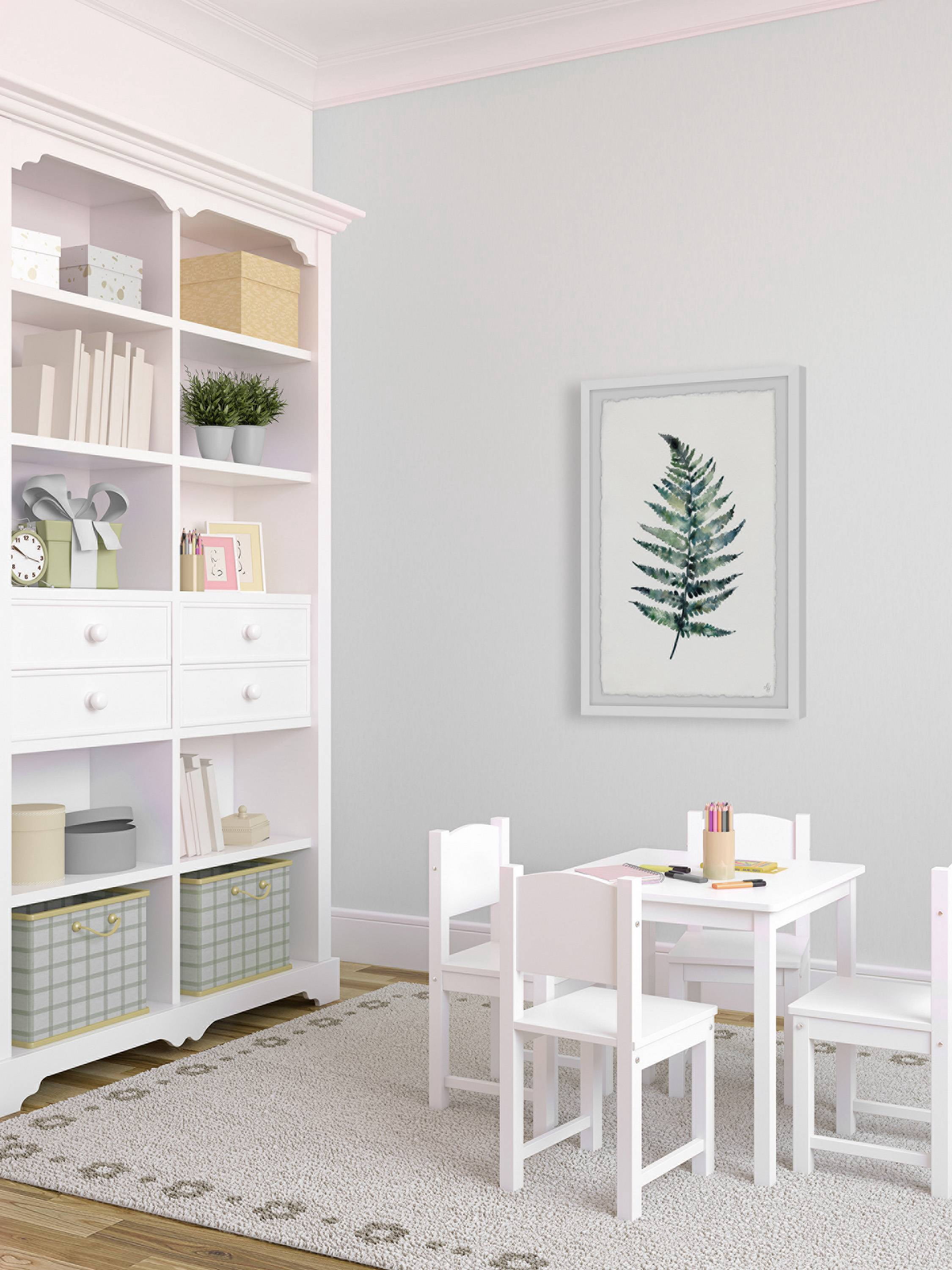 Marmont Hill Green Fern Framed Wall Art