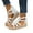 White, variant on Mostsola Gladiator Chunky Sandals for Women 2025 Fashion Open Toe Wedges Back Zipper Dress Shoes