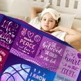 thumbnail image 4 of Basketball Gifts Blanket for Girls Women Ultra Soft Flannel Basketball Throw Blanket Merch Sport Basketball Gifts for Basketball Team Lovers Stuff 40X50, 4 of 6