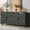 grey, variant on 60" Buffet Cabinet with 4 Doors,Large Storage Cabinet Sideboard with Adjustable Shelves, Wooden Console Table TV Stand,Vintage Kitchen Sideboard for Dining Living Room Entryway Hallway & Office